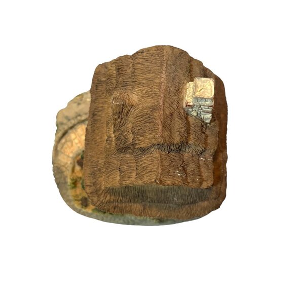 Olde England's Classic Cottage Figurine With Stone Path & Thatch Roof Force Mini - Picture 2 of 8